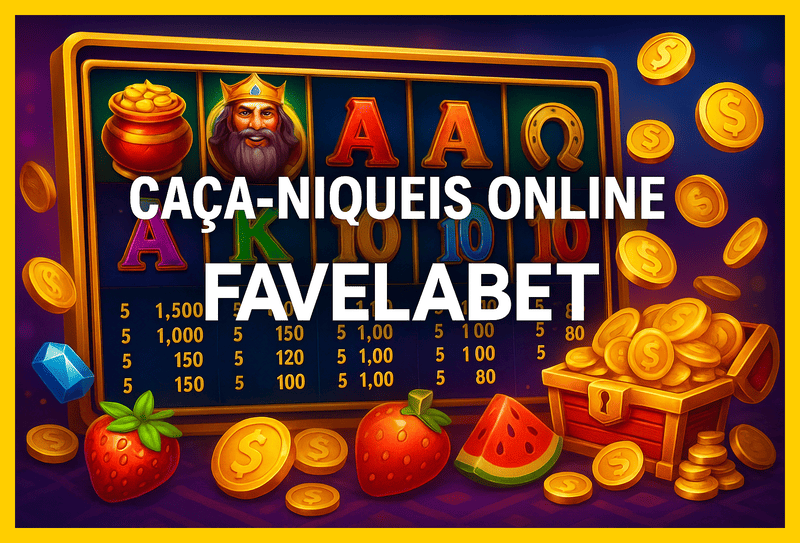 Explore o mundo das slot machines no FAVELABET Casino